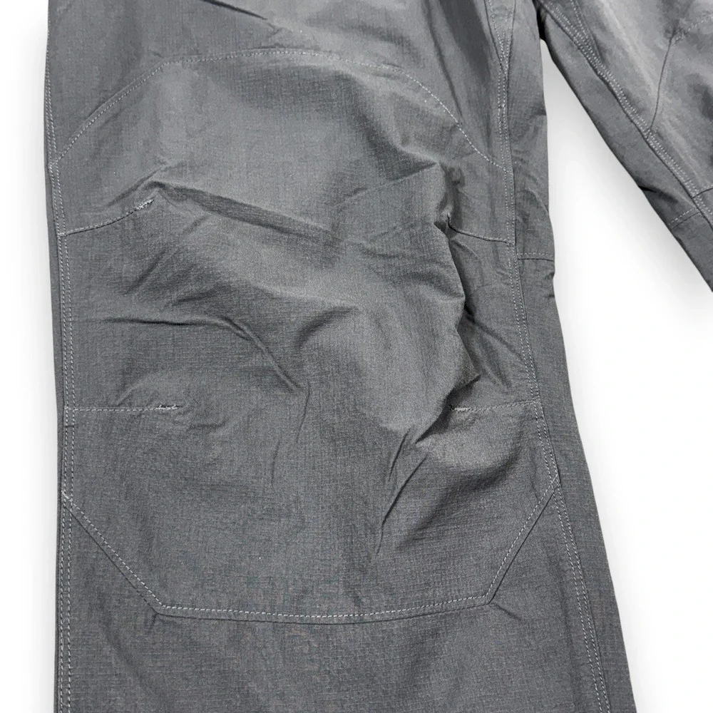 The North Face Hiking Pants Mens 38 Gray Gorpcore Paramount Peak Ripstop Nylon